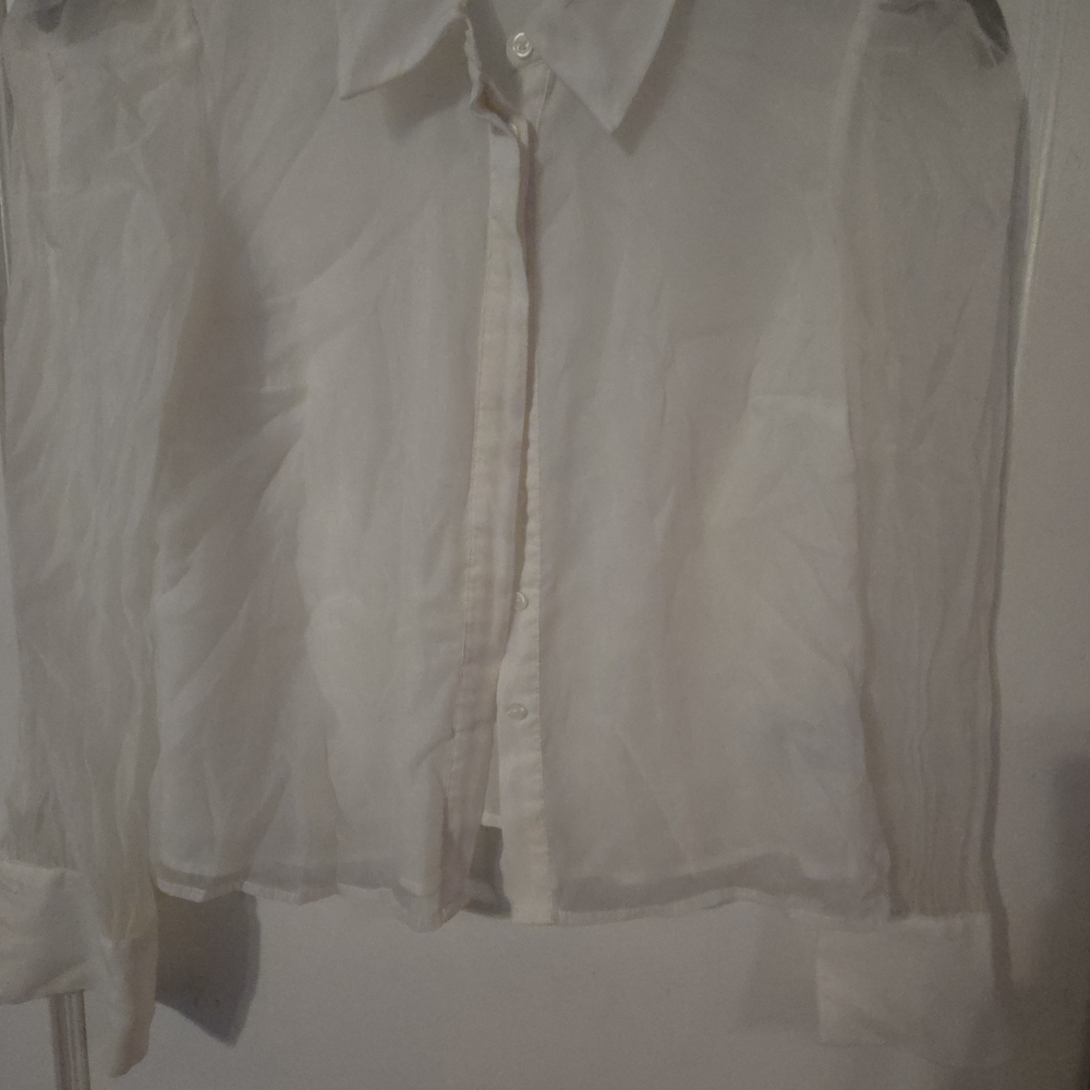 Marled Women's Blouse - White